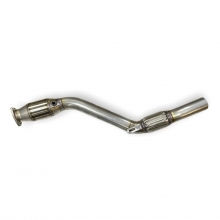 Downpipe for Audi A4 A6 1.8T B5, Passat 1.8T 3B 3BG ø 76mm 3 made of stainless steel with 200 cell catalytic converter